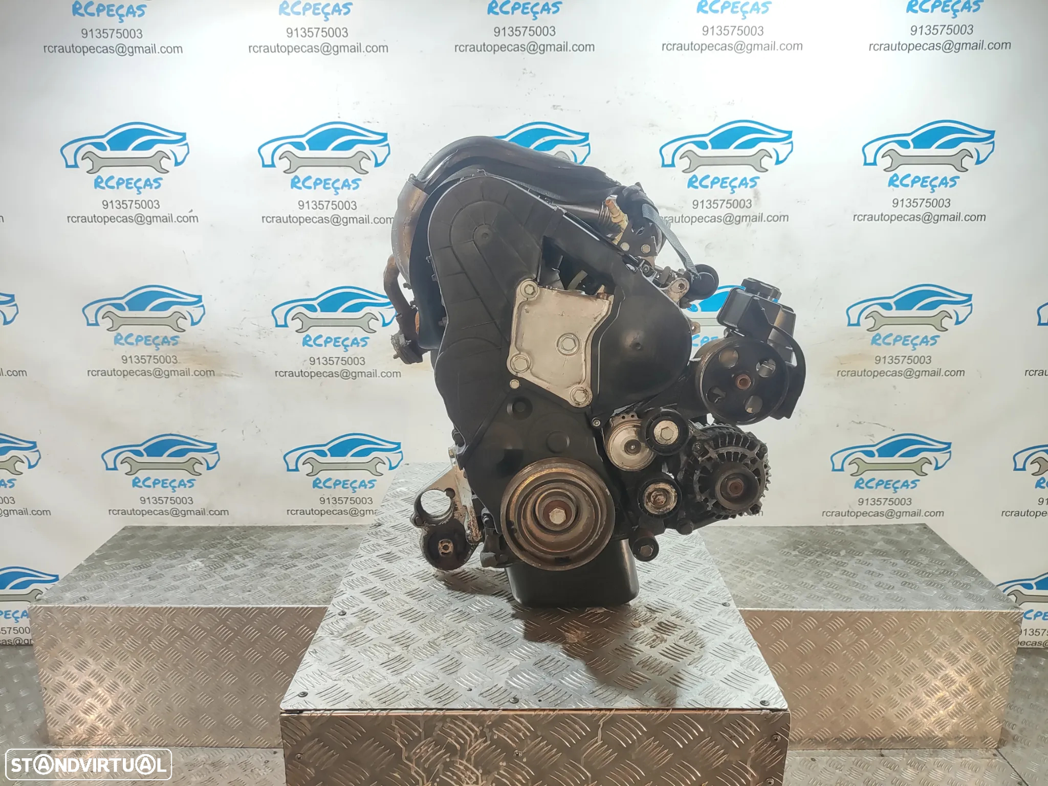- Motor Completo PSA Peugeot Citroen 1.9D 69cv 8v WJY Injeção Delphi - 3