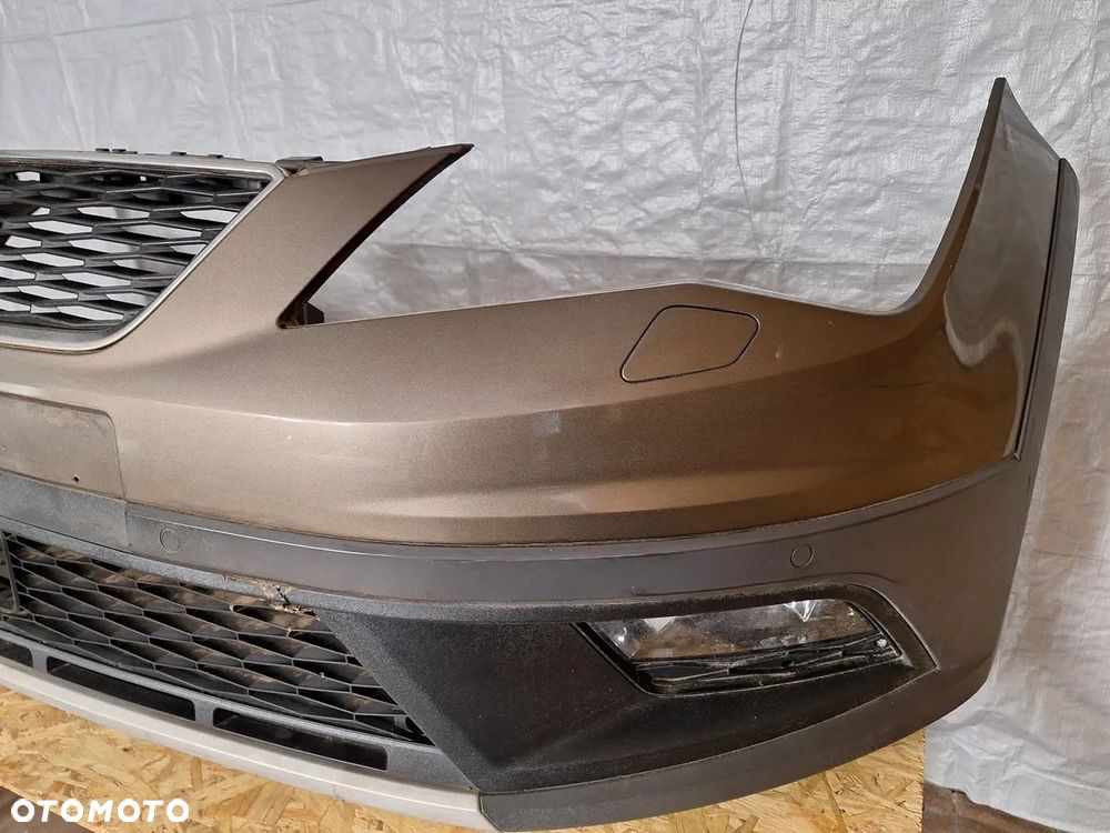 seat leon 3 III x-perience 2014- zderzak kompletny przod przedni pdc halogeny orginal demontaz - 5
