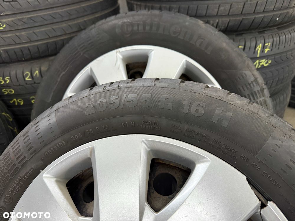 4x Koła Citroen C4 4x108 16"' 205/55R16 CONTIECOCONTACT 5 Cena za 4szt - 5