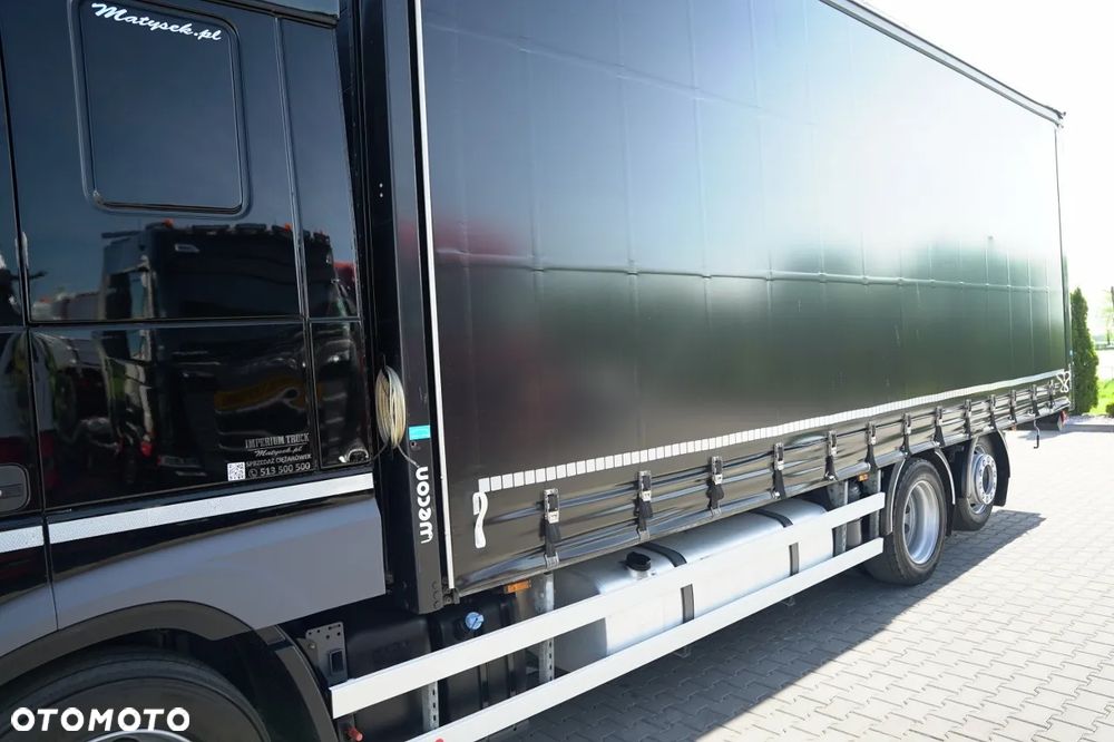 DAF XF 480 / FIRANKA 7,7 M / SSC / 6X2 / KLIMA POSTOJOWA / OŚ PODNOSZONA / - 10
