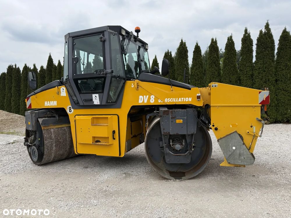 Hamm DV 8 SUPER 08V WALEC DROGOWY STALOWY / WIBRACJA OSCYLACJA / ROZSIEWACZ / ORYGINAŁ / PIĘKNY / SIEWNIK / ZRASZACZE / BOMAG DV HD 90 - 39