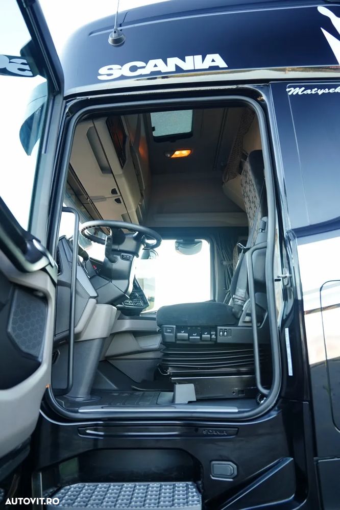 Scania S 500 / PLATĂ JOSĂ / RETARDER / AER CONDIȚIONAT PARCARE / EURO 6 - 23