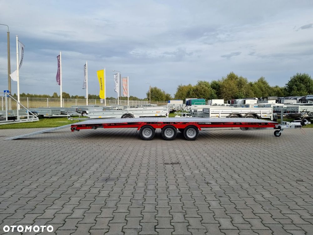 TA-NO Scorpio 55 PREMIUM laweta 3 osiowa 5.5m 3500kg DMC najazdy niski załadunek - 24