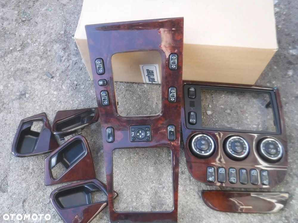 Mercedes ML Lift W163 ramka drewno komplet dekory - 9