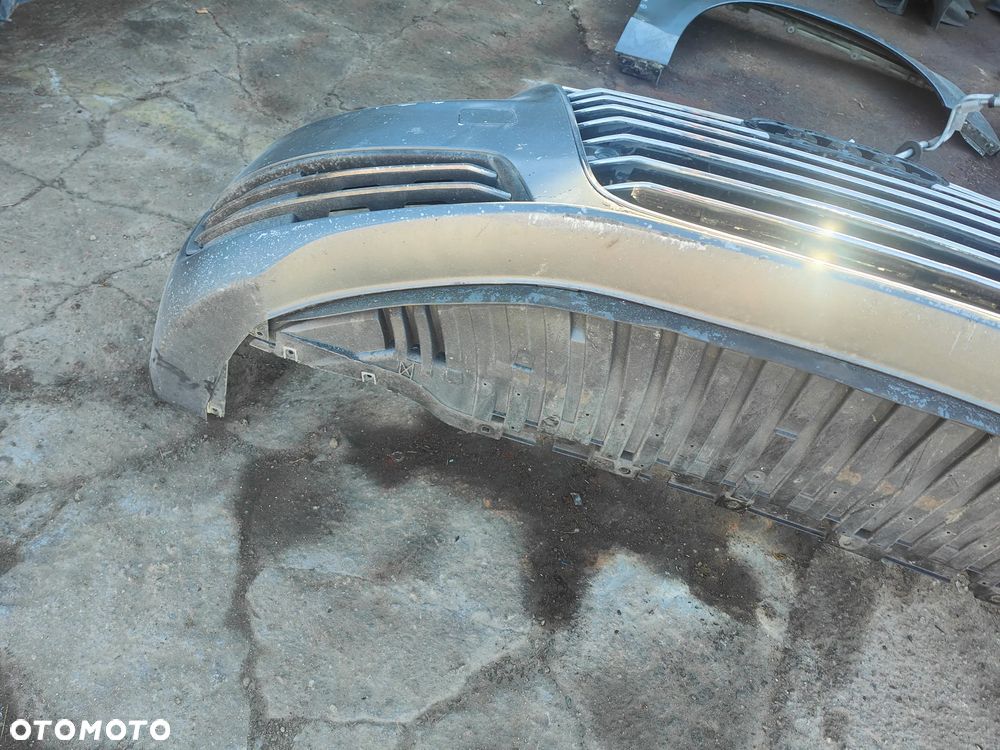 AUDI A8 D4 14r ZDERZAK PRZÓD PRZEDNI GRILL LX7R - 9