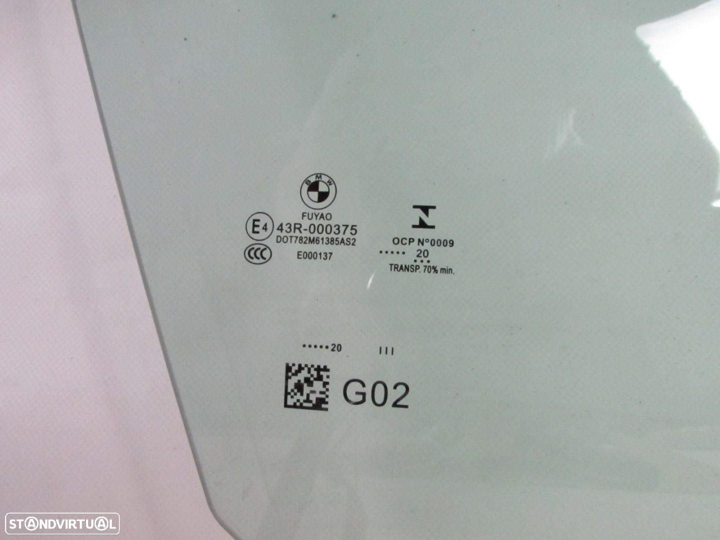 Vidro da porta Direito/Frente Seminovo/ Original BMW X4 (G02)/BMW X4 (G02, F98)... - 2