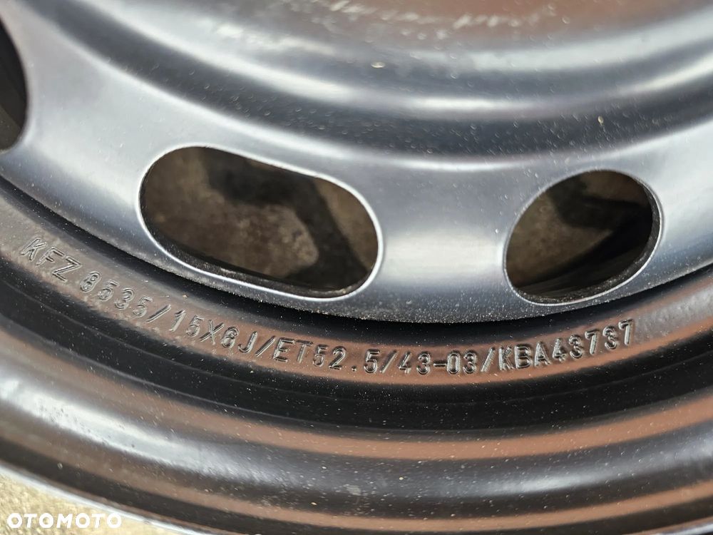 (S17) Felgi Stalowe 15'' Mazda 3 5 Kia Ceed Hyundai i20 i30 Renault Megane IV / 6Jx15 ET52.5 5x114.3 - 6