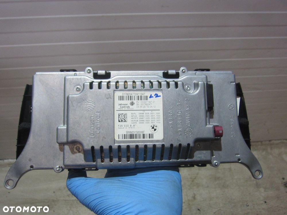 BMW X3 F25 N55 EKRAN WYŚWIETLACZ NAWIGACJI 8,8" 9231320 65509231320 - 5