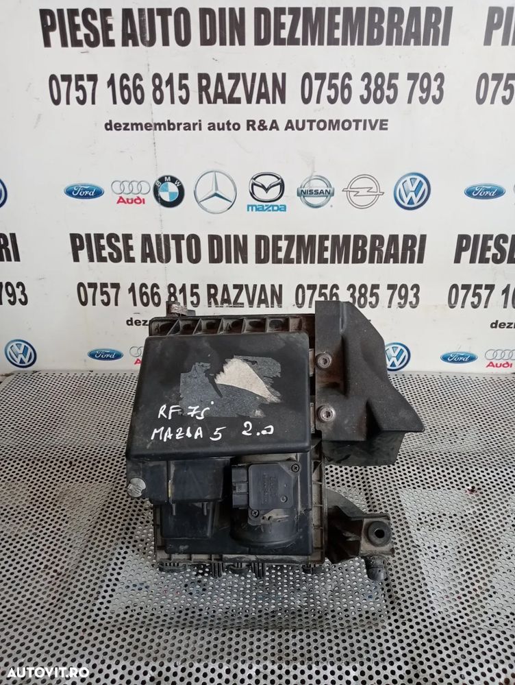 Carcasa Filtru Aer Debitmetru Aer Mazda 5 Mazda 6 2.0 Diesel RF7J Cod -2010 Dezmembrez - Dezmembrar - 1