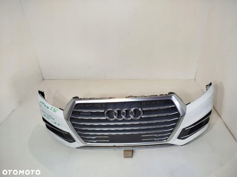 ZDERZAK PRZEDNI PRZÓD GRILL AUDI Q7 II 15-19 SPRYSKI PDC - 2