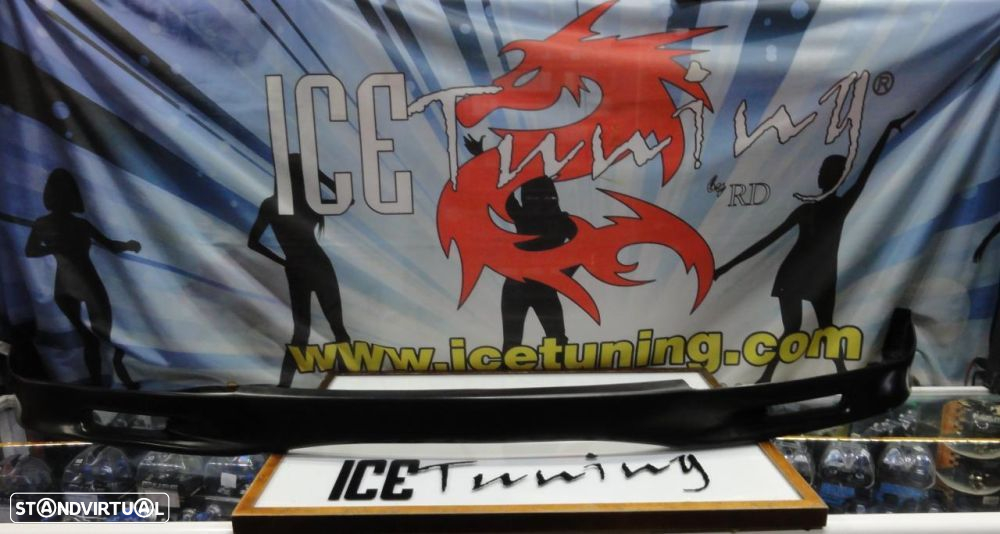 Lip / Spoiler frontal Honda Civic 92-95 2, 3 portas EG3 EG4 EG5 EG6 EJ1 EJ2 Spoon style PU(plástico) - 5