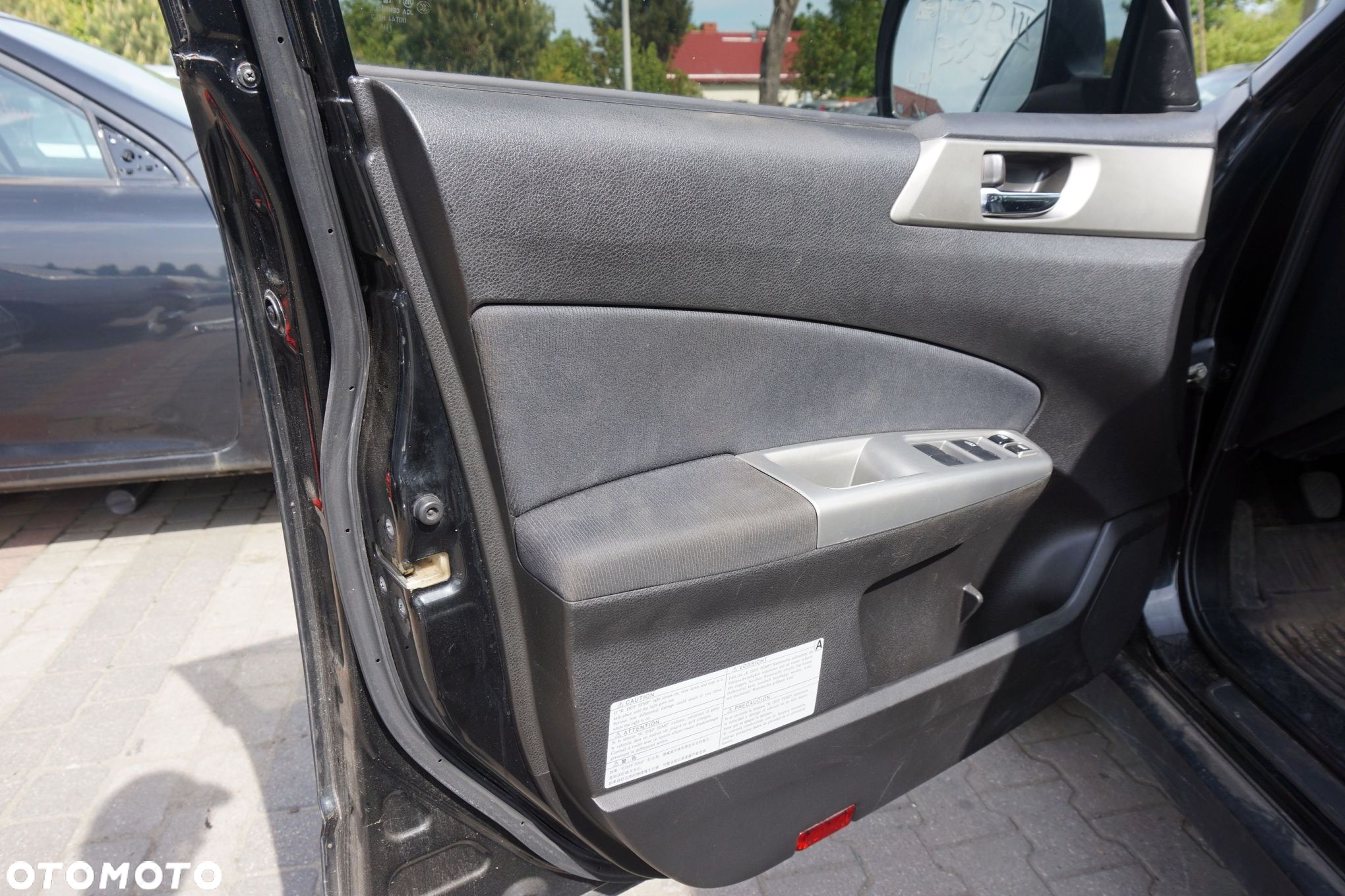 DRZWI PRZEDNIE LEWE FORESTER III SH 32J  CZARNY SUBARU 2008-2013 - 9