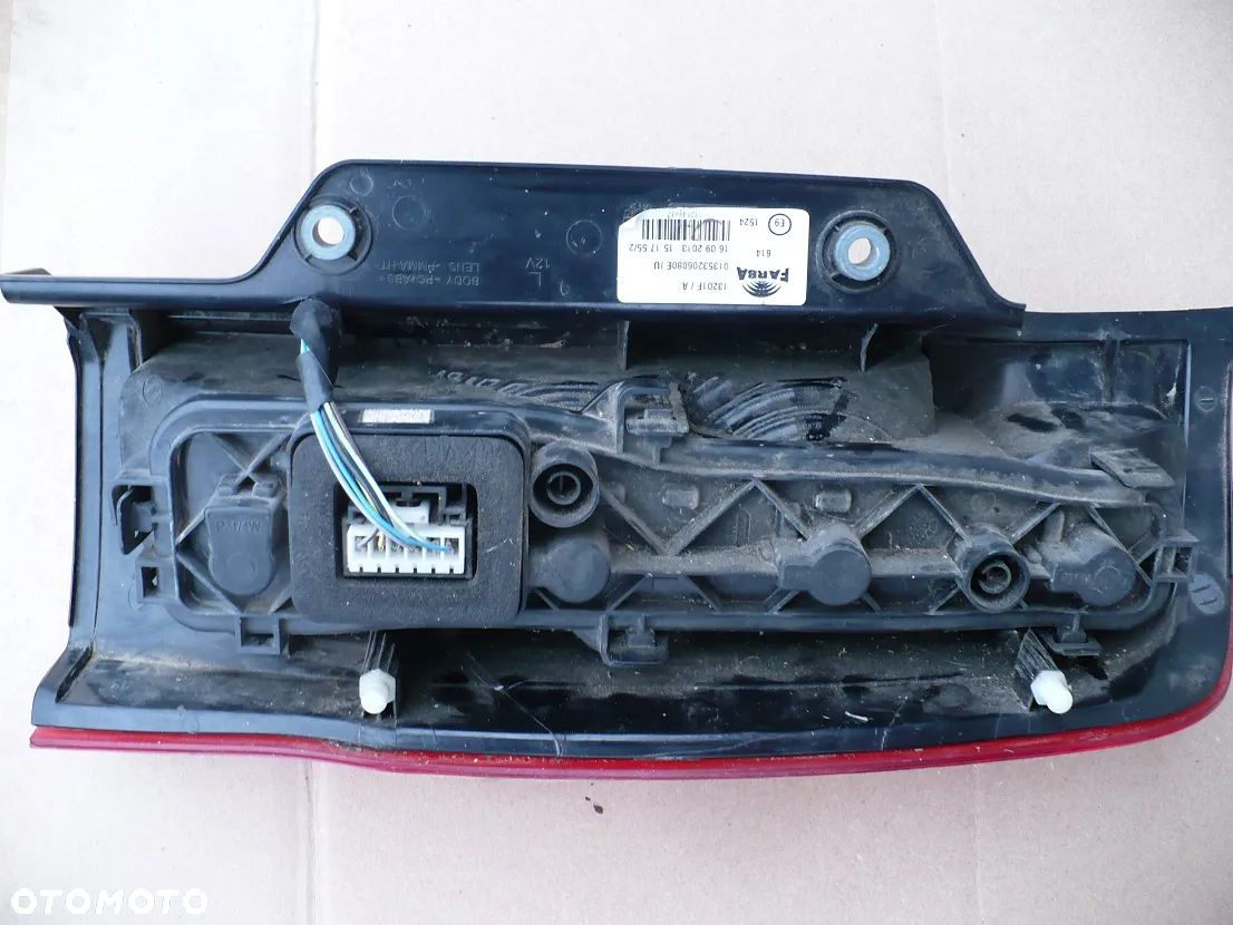 NEMO FIORINO biper 07-17 LAMPA TYL LEWA 13201F 01353206080E .EU. - 2