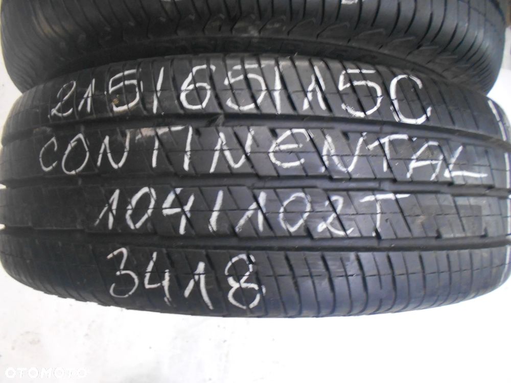 OPONY 215/65R15C CONTINENTAL VANCO 2 DOT 3418 9.5MM - 3