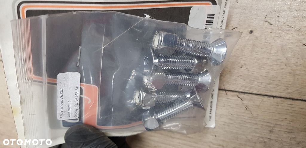 Zestaw śrub nakrętek tarczy hamulcowej Harley Davidson Colony 8791-10 - 6