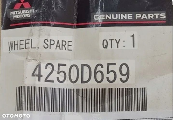 MITSUBISHI OUTLANDER ASX 7x18 ET38 5x114.3 4250D659 - 5