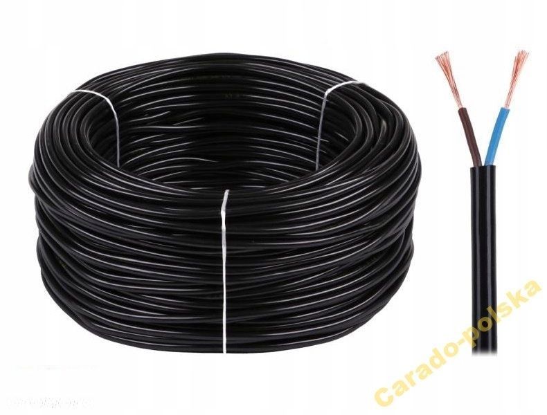 Przewód samochodowy 2x0,75mm2 2-żyłowy cena za 1mb