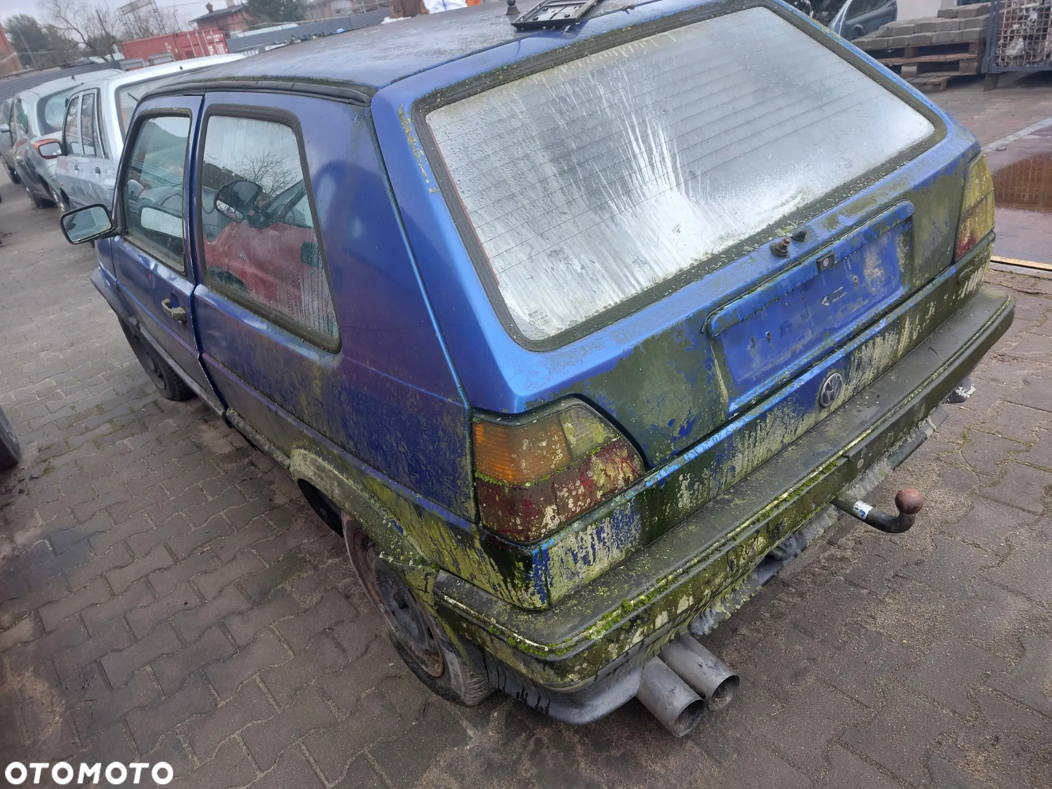 VW GOLF 2 II 1,6 D 1987r. na części szyba drzwi zderzak lampa maska klapa klamka zamek - 4