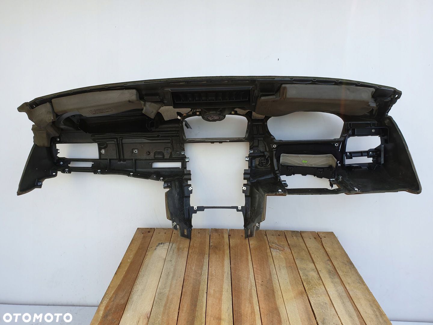 BMW E60 E61 M5 DESKA ROZDZIELCZA KONSOLA SKÓRA - 10