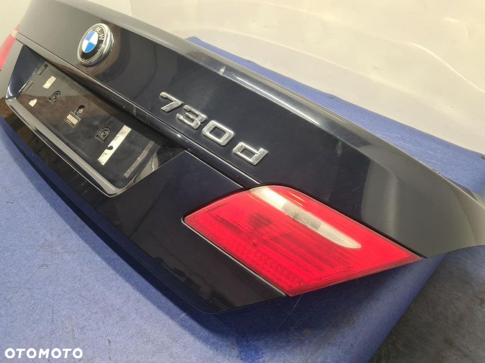 BMW 7 E65 LIFT TYLNA KLAPA BAGAŻNIKA A35/5  MONACOBLAU METALLIC - 5