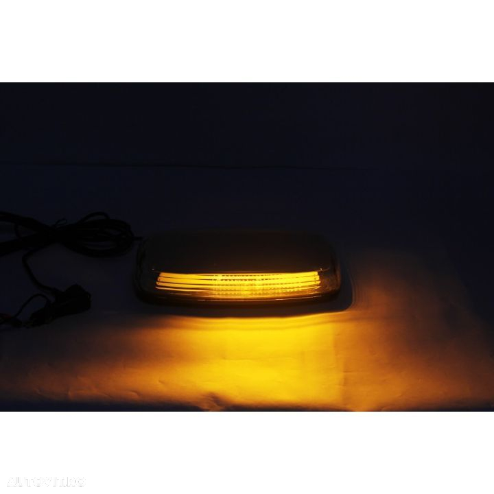 Mini rampa girofar, talpa magentica dubla, 84LED-uri - 4