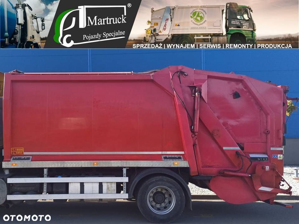 Zabudowa śmieciarki NORBA jednokomorowa 110-1100L - 1