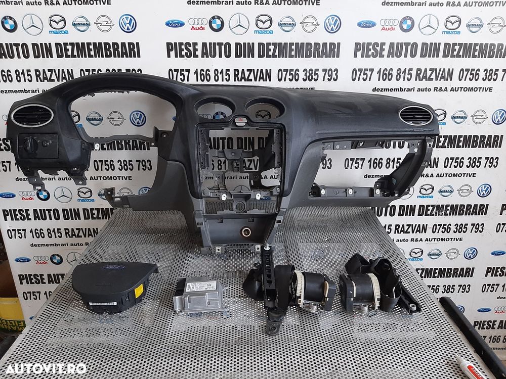 Plansa Bord Kit Airbag Complet Ford Focus 2 Facelift An 2008-2009-2010-2011 Dezmembrez Ford Focus 2 - 1