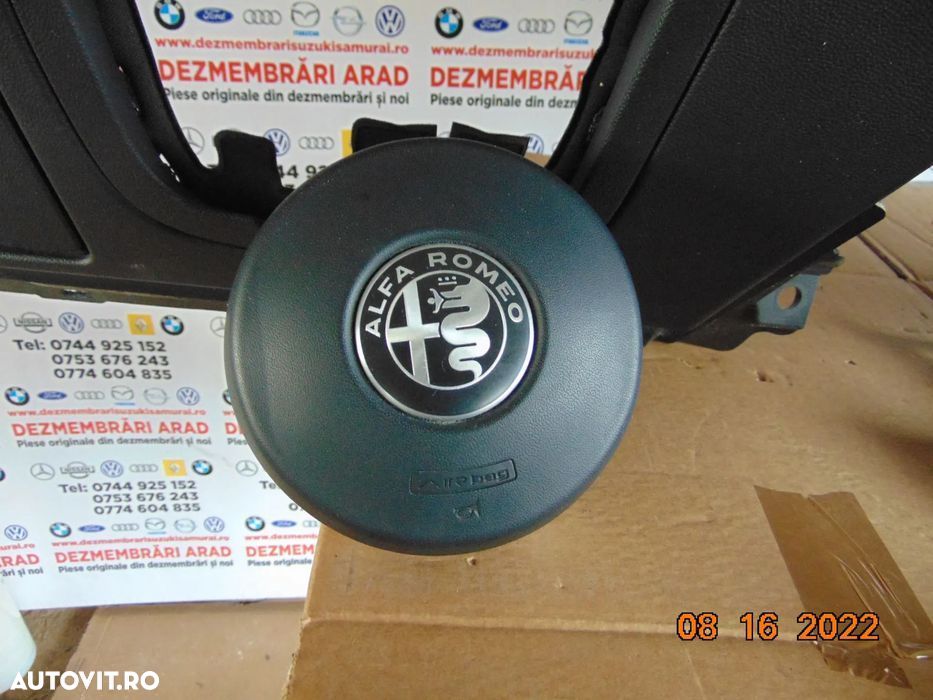 Plansa Bord Alfa Romeo Stelvio 2015-2022 airbag sfer pasager centuri f - 3
