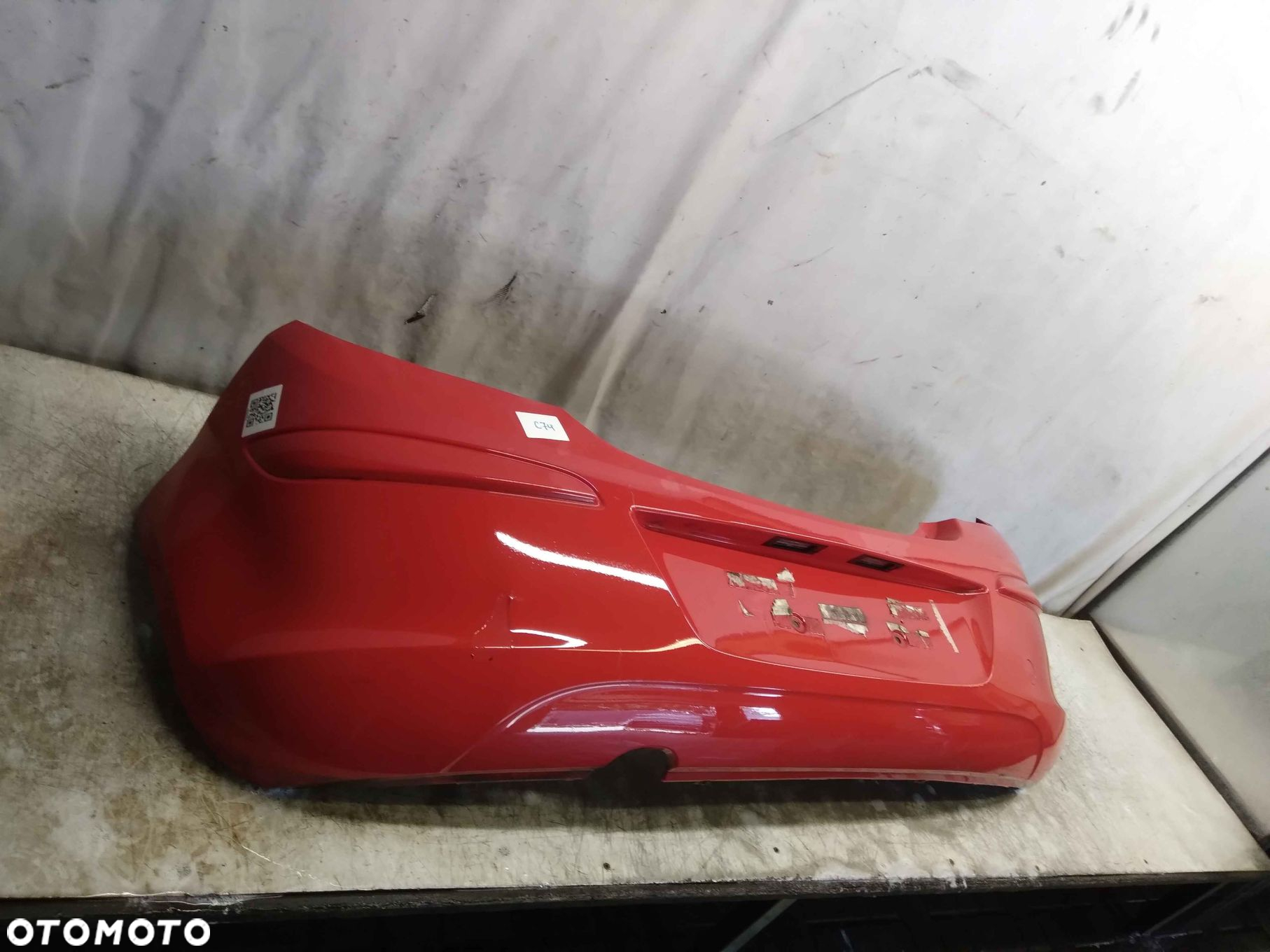 ^ ZDERZAK TYŁ TYLNY DO OPEL CORSA D Y547 CZERWONY - 2