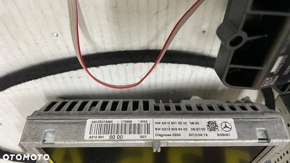 RADIO PANEL NAWIGACJA WYŚWIETLACZ MERCEDES E W212 A2129008404 - 5