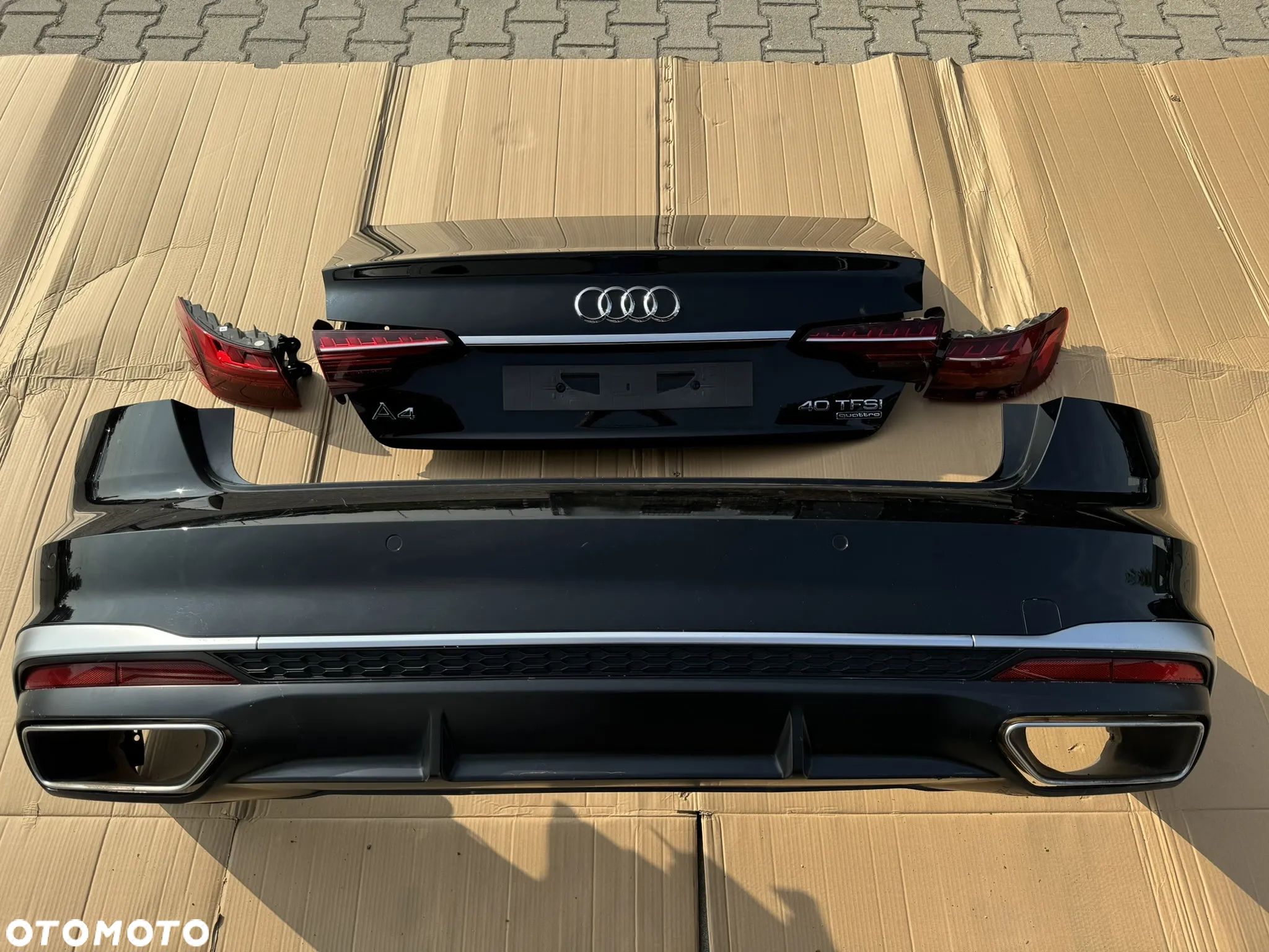 Audi A4 B9 lift s line sedan klapa tył zderzak tylny lampy tył LY9T - 1