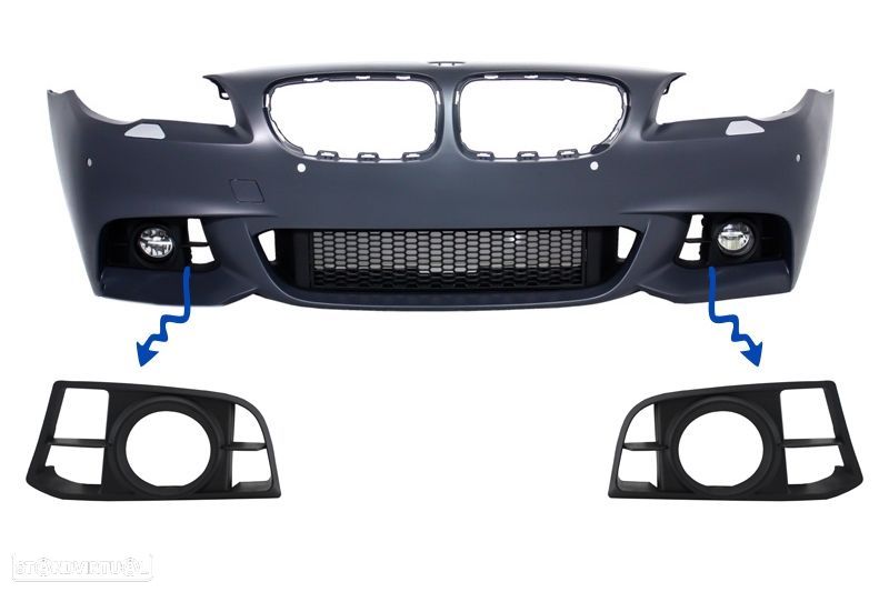 Grelhas Faróis de Nevoeiro Bmw Série 5 F10 F11 (2014 a 2017) - 1