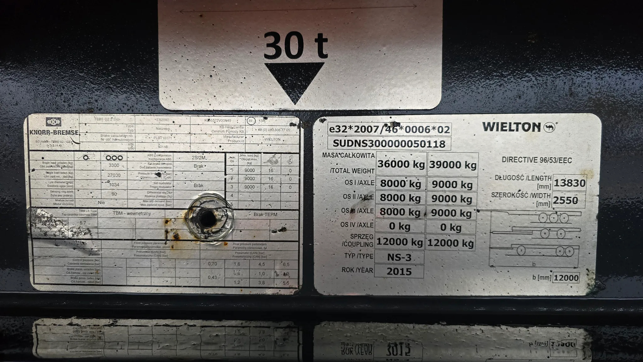 Wielton NS3 coilmulda 9m standard - 13