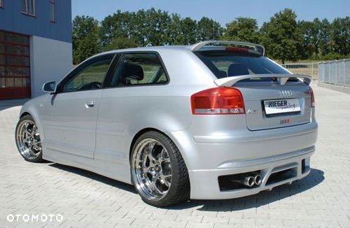 Audi A3 8P - Spoier tył dolny Rieger - 1