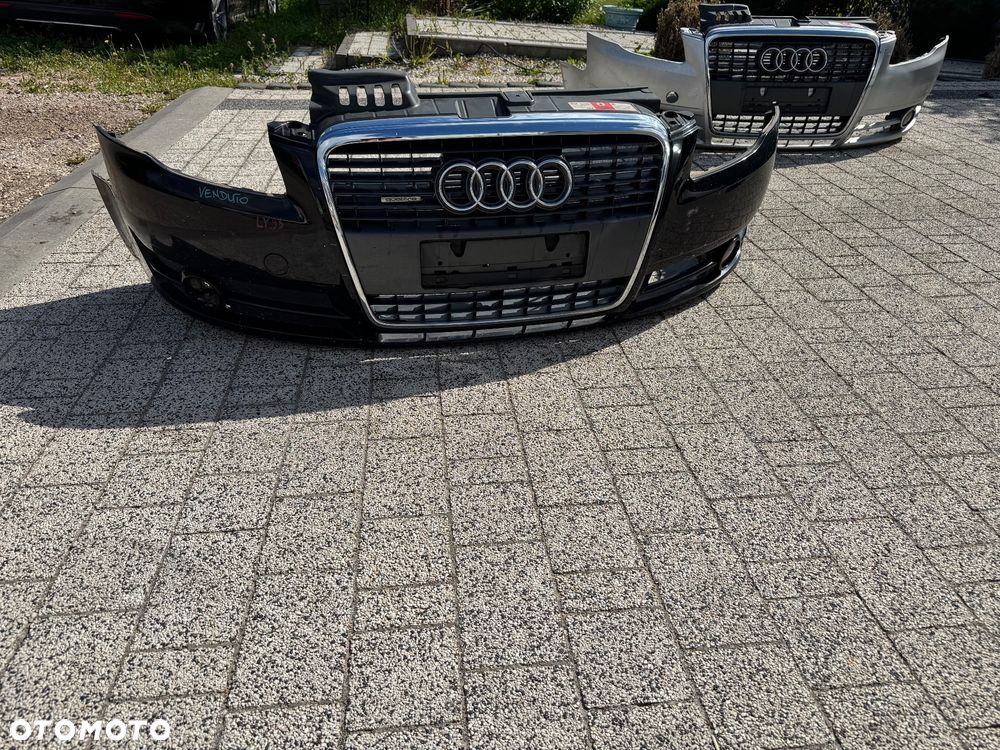 AUDI A4 B7 LY9B ZDERZAK PRZOD KOMPLETNY - 5
