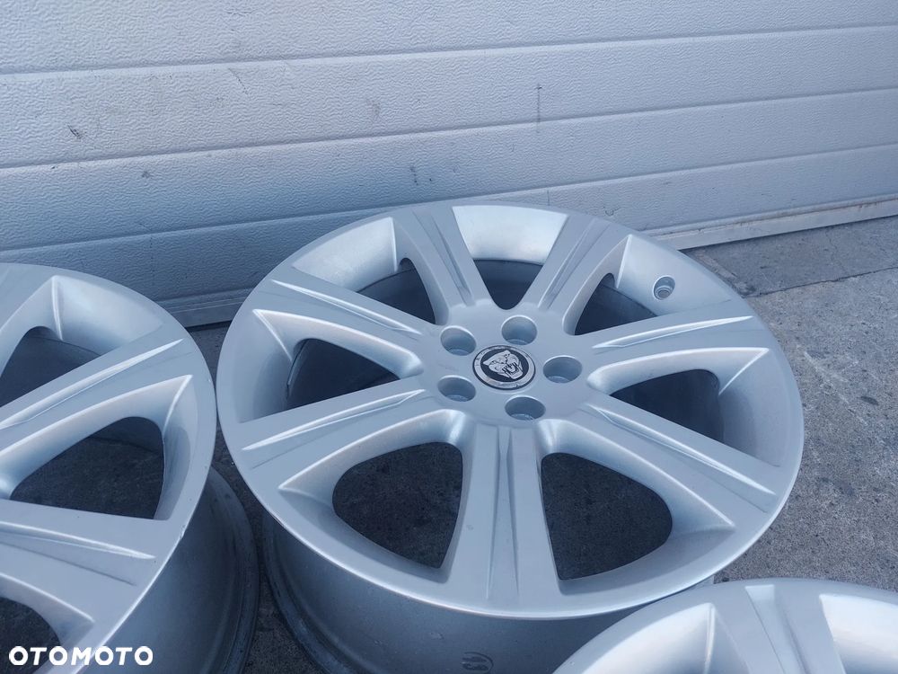 JAGUAR XF S-TYPE F PACE XE FELGI ALUMINIOWE R18 8.5J ET49 5X108 OE JAGUAR 6W83-1007-AB PROSTE! - 7