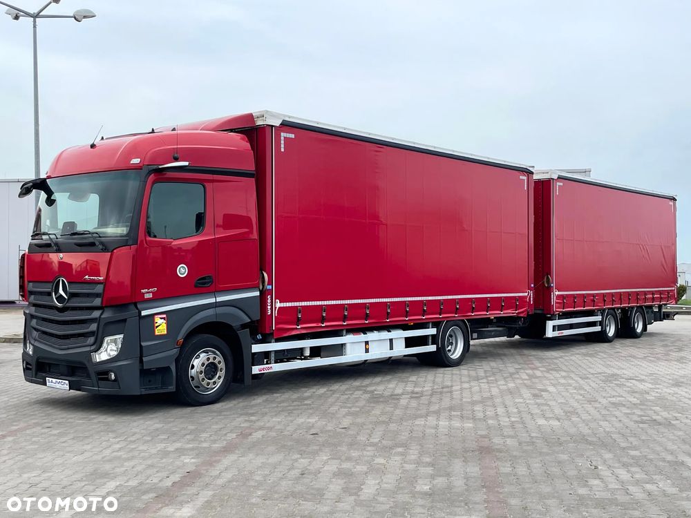 Mercedes-Benz ACTROS 1840 / ZESTAW TANDEM 120 M3 / MIRROR CAM / 7,75 M + 7,75 M / SALON PL - 22