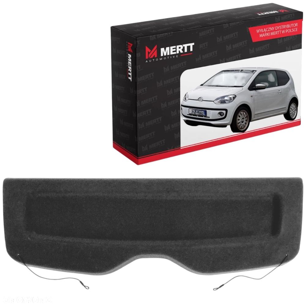 VOLKSWAGEN UP! 2011-2023 PÓŁKA BAGAŻNIKA CZARNA 1S0867769 - 2
