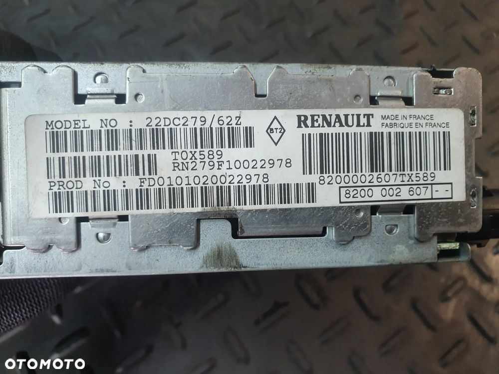 RADIO FABRYCZNE RENAULT LAGUNA II 1.9 DCI 8200247962 - 4
