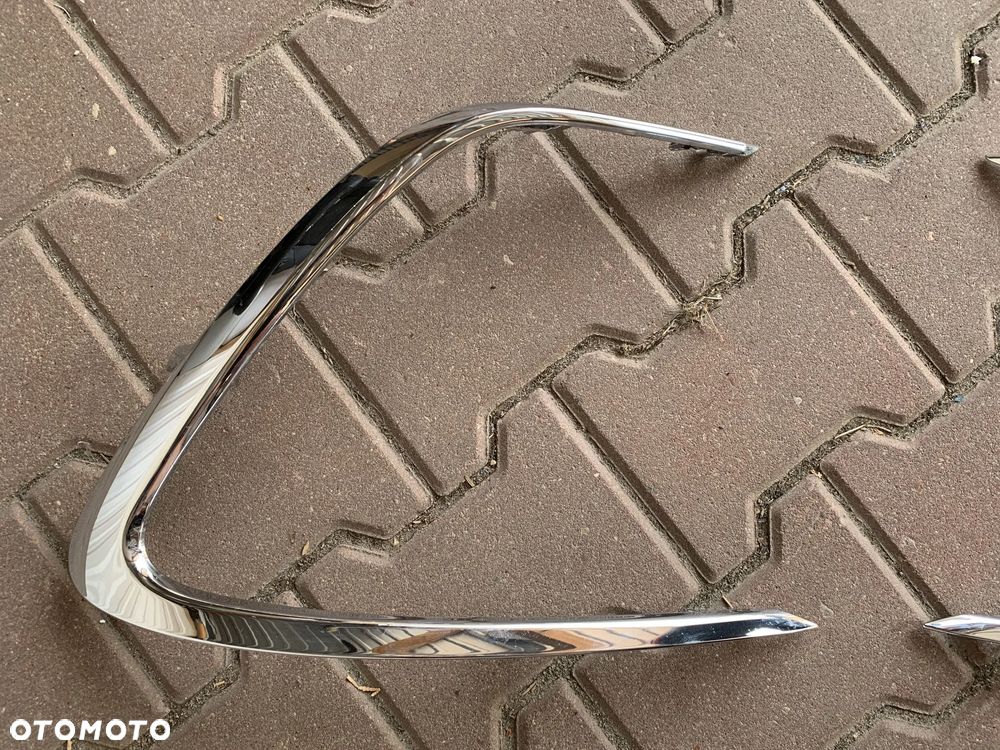 TOYOTA CAMRY VIII LIFT 2021- RAMKA LISTWA NAKŁADKA LEWA PRAWA PRZEDNIA PRZÓD W ZDERZAK ZDERZAKA PRZEDNIEGO LISTEWKA CHROM - 4