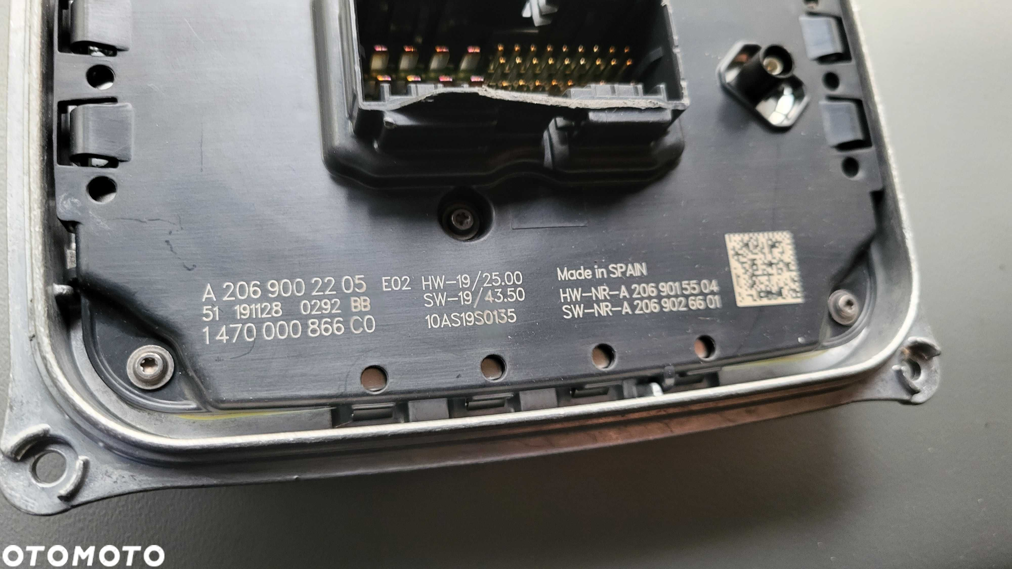 Przetwornica Moduł LED Mercedes-Benz OE W206 C206 A206 NOWA !!! - 3