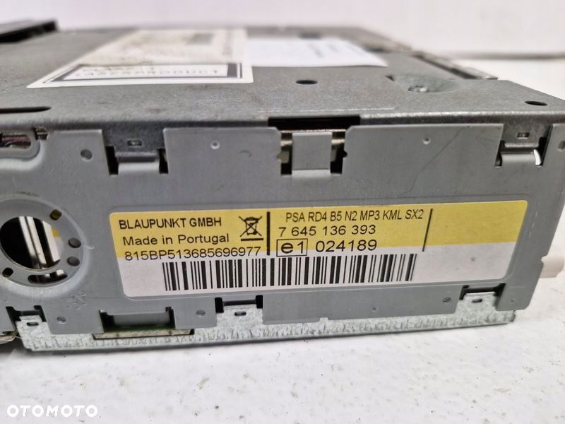 citroen c4 1 i radioodtwarzacz cd mp3 9664769877 - 8