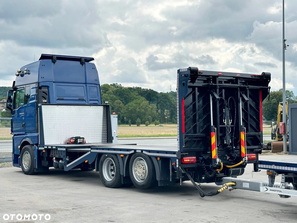 MAN TGX 26.470 * LAWETA 6,60 m + PRZYCZEPA * 6x2 * STAN BDB - 19