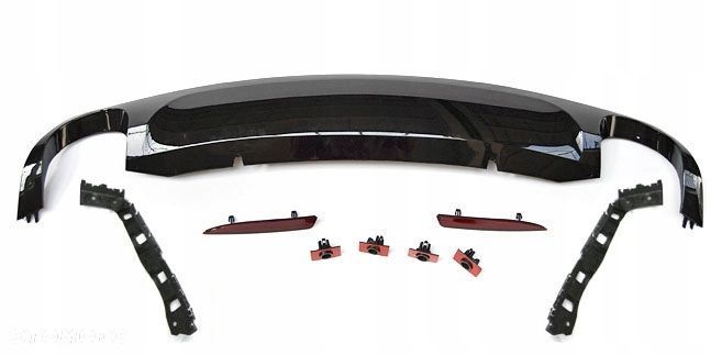 Zderzak tylny kompletny spoiler odblaski Sport R VW Scirocco 1k8 2008-2014 - 4