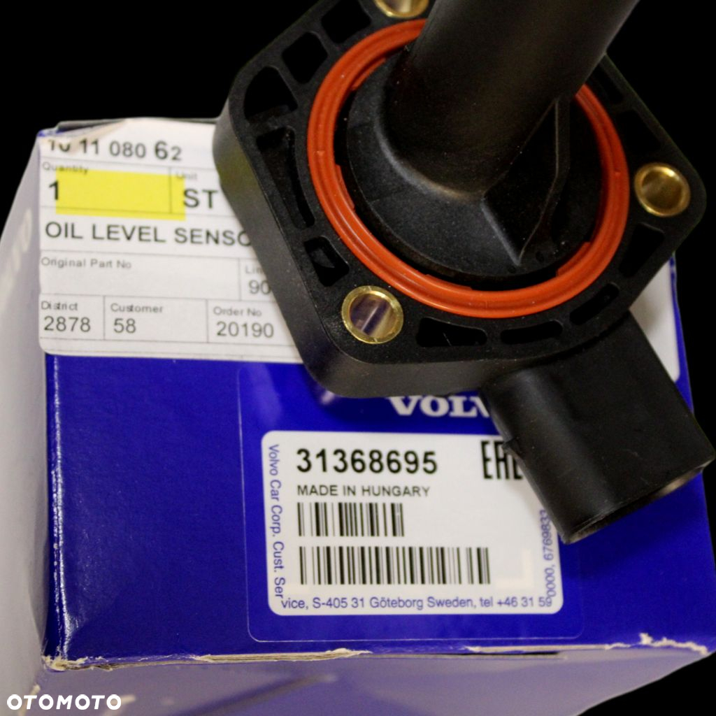 VOLVO C30 C70 S40 V50 czujnik poziomu oleju 31368695 - 3