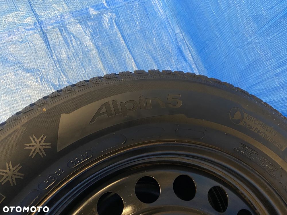 KOŁA KOŁO FELGA STALOWE 17" 5X112; 57,1mm ET38 KOMPLET  OPONY ZIMOWE MICHELIN 6,5mm VW TIGUAN ARTEON GOLF PASSAT SKODA AUDI Q3 Q5 A5 A6 A7 KODIAQ ITP. - 16