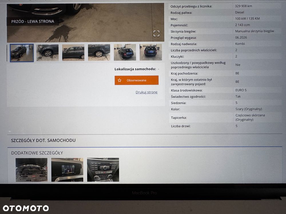 Mercedes-Benz Klasa C 200 CDI DPF (BlueEFFICIENCY) Elegance - 33