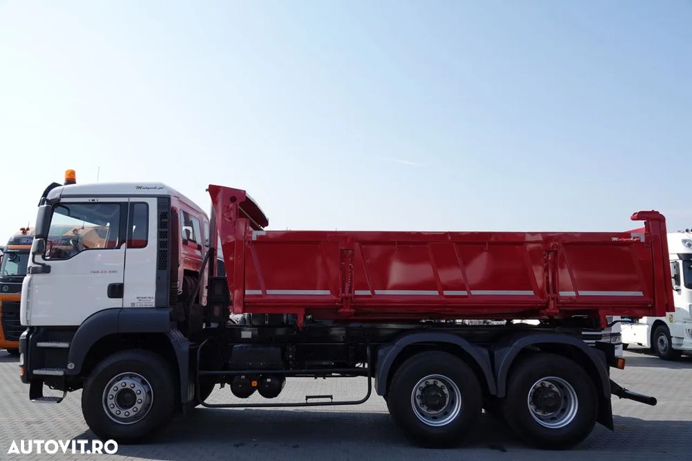 MAN TGA 33.390 / 6X4 / CAMION BASCULANTE PE 2 FETE / HIDROBOARD / MANUAL / IMPORTAT - 16