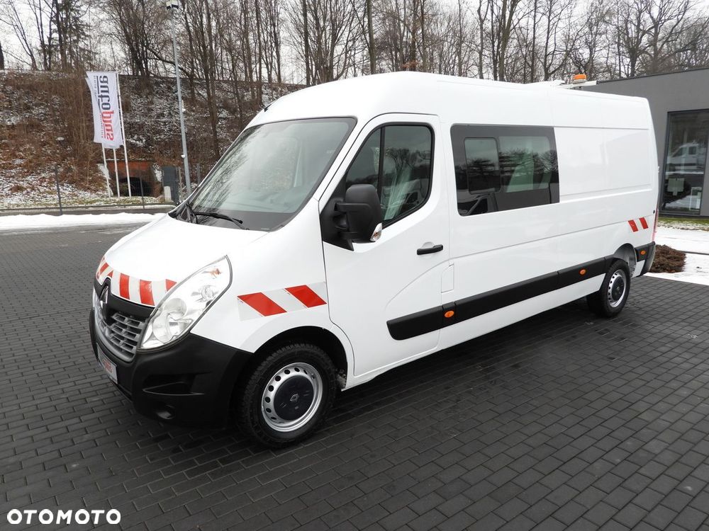 Renault MASTER FURGON BRYGADÓWKA 7 MIEJSC TEMPOMAT KLIMATYZACJA  130KM - 7