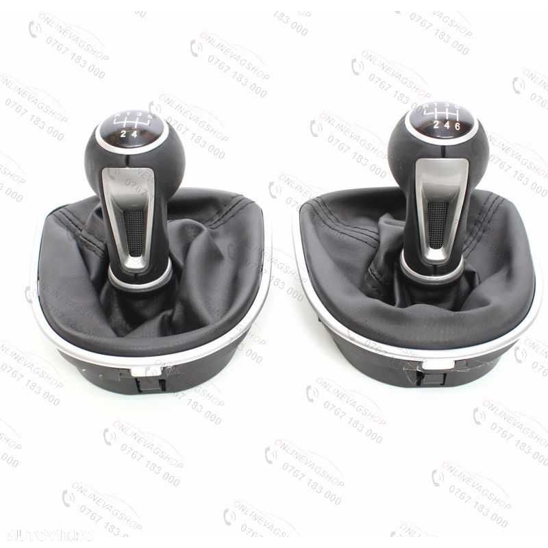 Nuca piele Seat Leon 1P, Altea, Toledo cu manson schimbator 5-6 viteze - 4